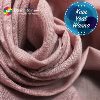 Kain Voal Warna (Bahan Jilbab)